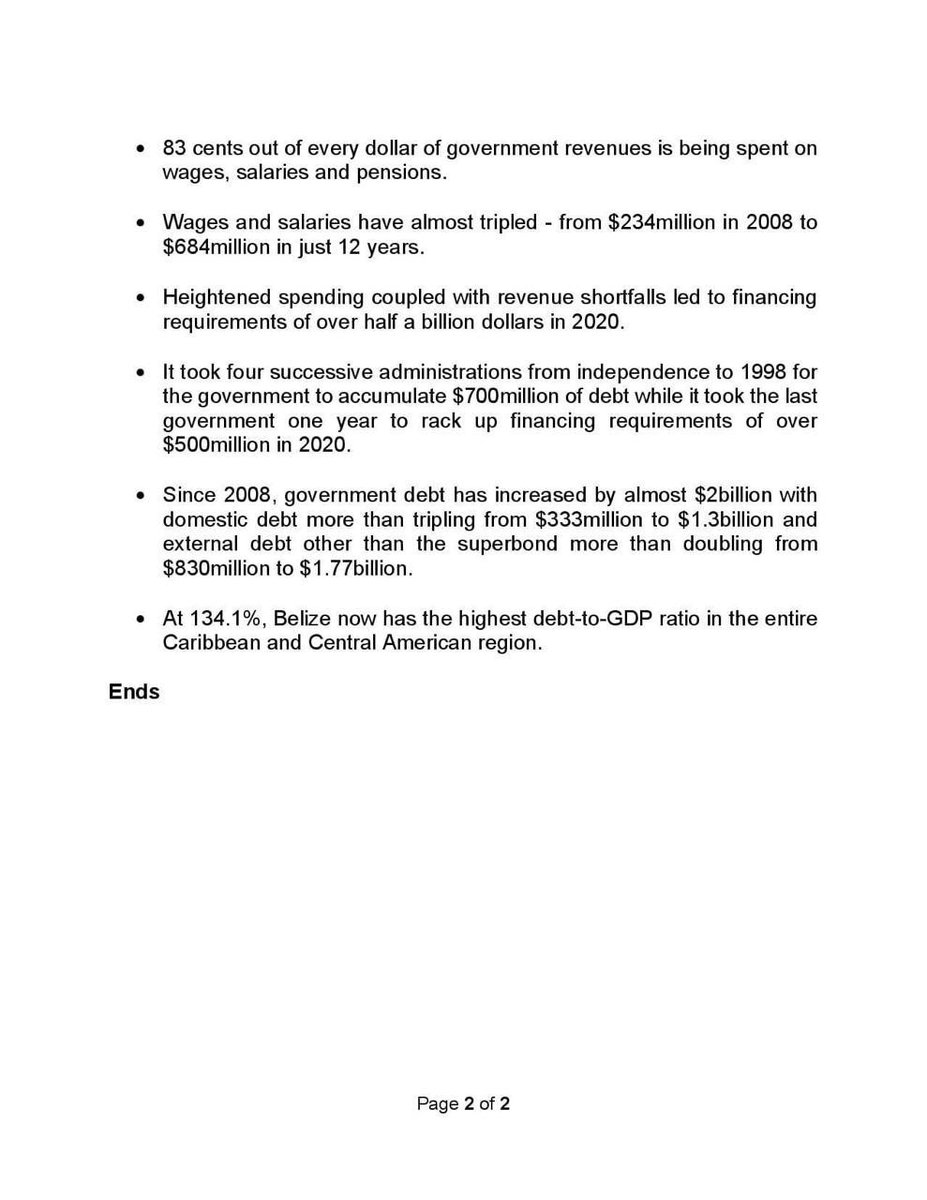 With the dire state our economy is in, we must make only calculated decisions with the revival of our economy and Belizean people’s best interests at heart. The previous govt. has done no less than drain all our resources. #PlanBelize is in motion and working for all Belizeans.