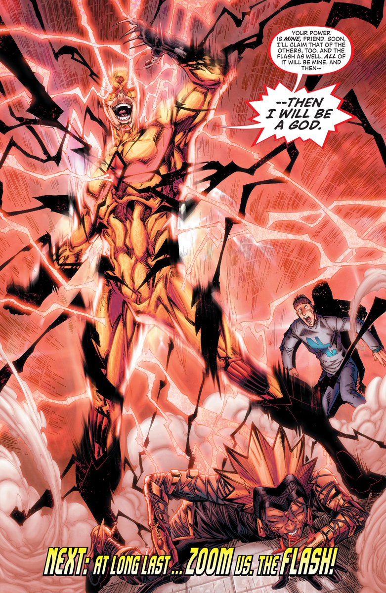 Eobard Thawne (Alt Timeline) - ZoomA despot ruler of the Crystal Cities from a far flung future, after being overthrown by a rebellion of citizens using Flash a symbol of Freedom. Thawne vowed to destroy the Flash in revenge. He killed Barry Allens mother and framed his father.