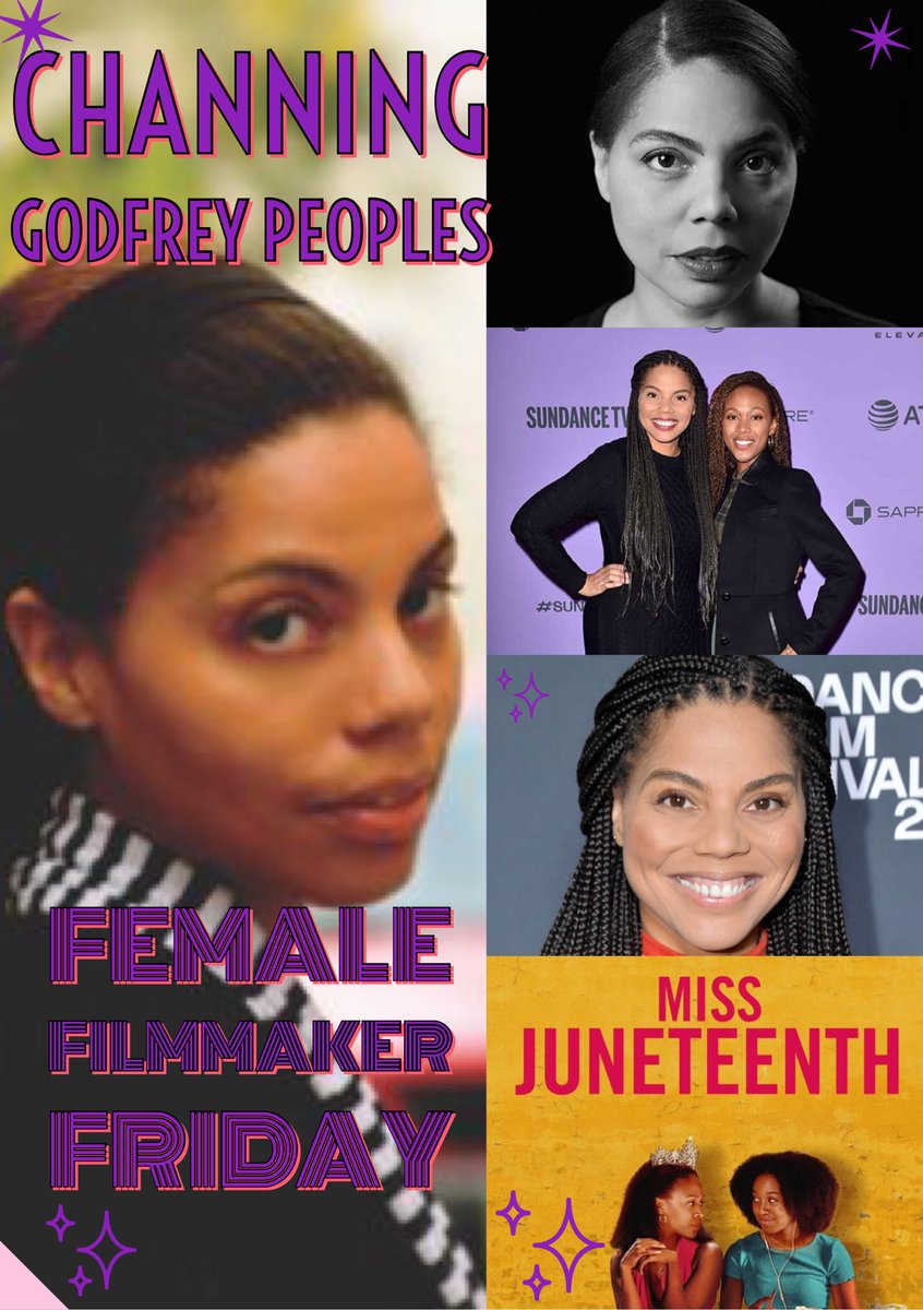 We continue celebrating Black History Month with writer, director &amp; producer Channing Godfrey Peoples. Graduate of Baylor University, her recent film, Miss Juneteenth has reached audience success. Reasons why she’s part of today’s Female Filmmaker Friday. #femalefilmmakerfriday