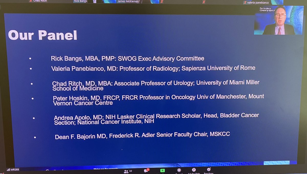 Just wrapped fantastic session on MIBC #GU21. @apolo_andrea @JamesJmm23  take home:
✅ MRI for #bladdercancer is promising ✅ cCR not = pT0.  ✅ pT0=best prognosis ✅ TMT 👍🏽in NAC responders ✅maintenance IO in metastatic dz ✅ CheckMate274🚨📢adjuvant Nivo in UC = improved DFS