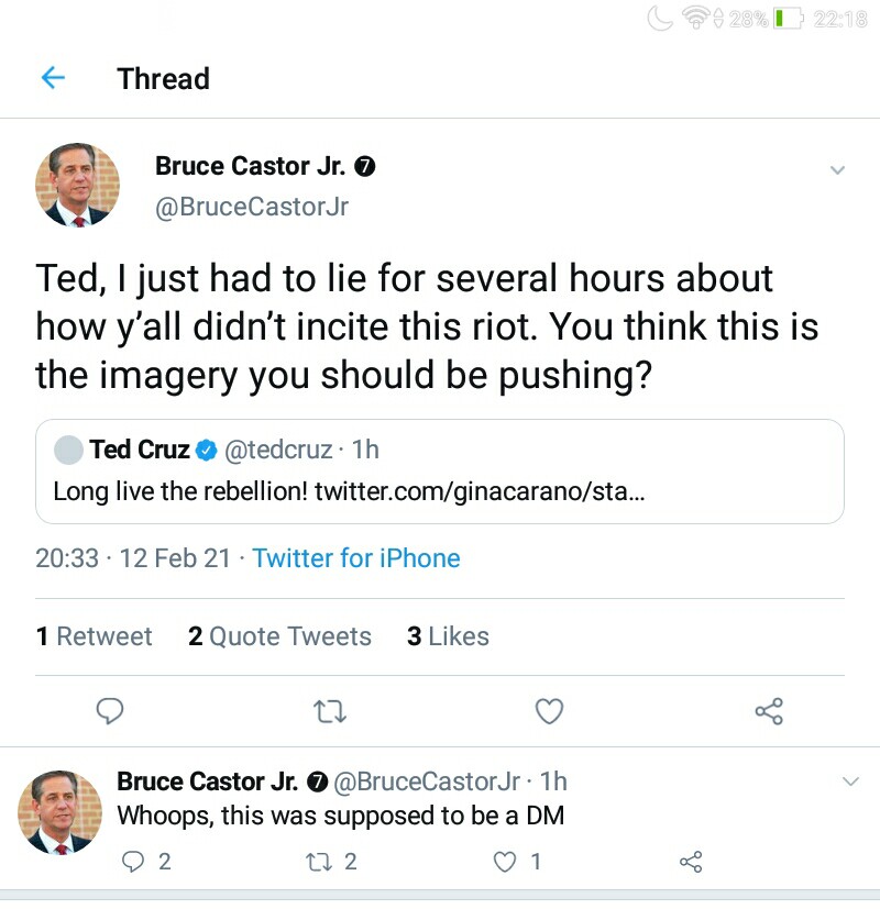 Oopsie! Trump Impeachment lawyer says WHAAAT? 
cc: <a href="/RepRaskin/">Rep. Jamie Raskin</a> <a href="/HouseDemocrats/">House Democrats</a> <a href="/SenateDems/">Senate Democrats</a> <a href="/SenSchumer/">Chuck Schumer</a> <a href="/AshaRangappa_/">Asha Rangappa</a> <a href="/lauferlaw/">Andrew C Laufer, Esq</a> @RepAdamSchiff <a href="/jaketapper/">Jake Tapper 🦅</a>