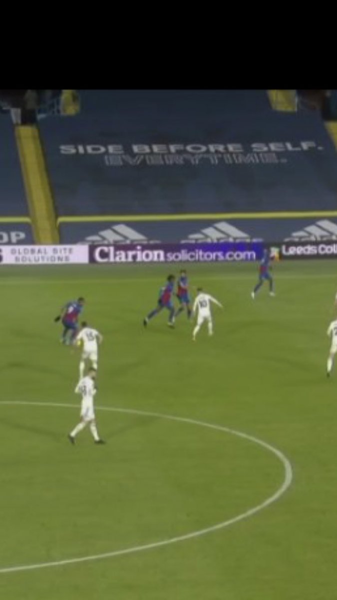 AndrewMcCosts's tweet photo. Excellent performance against Crystal Palace on Monday evening. Great to see the Clarion brand down at Elland Road 😊💜 ⁦⁦@ClarionLaw⁩ https://t.co/8LQp1UipRR