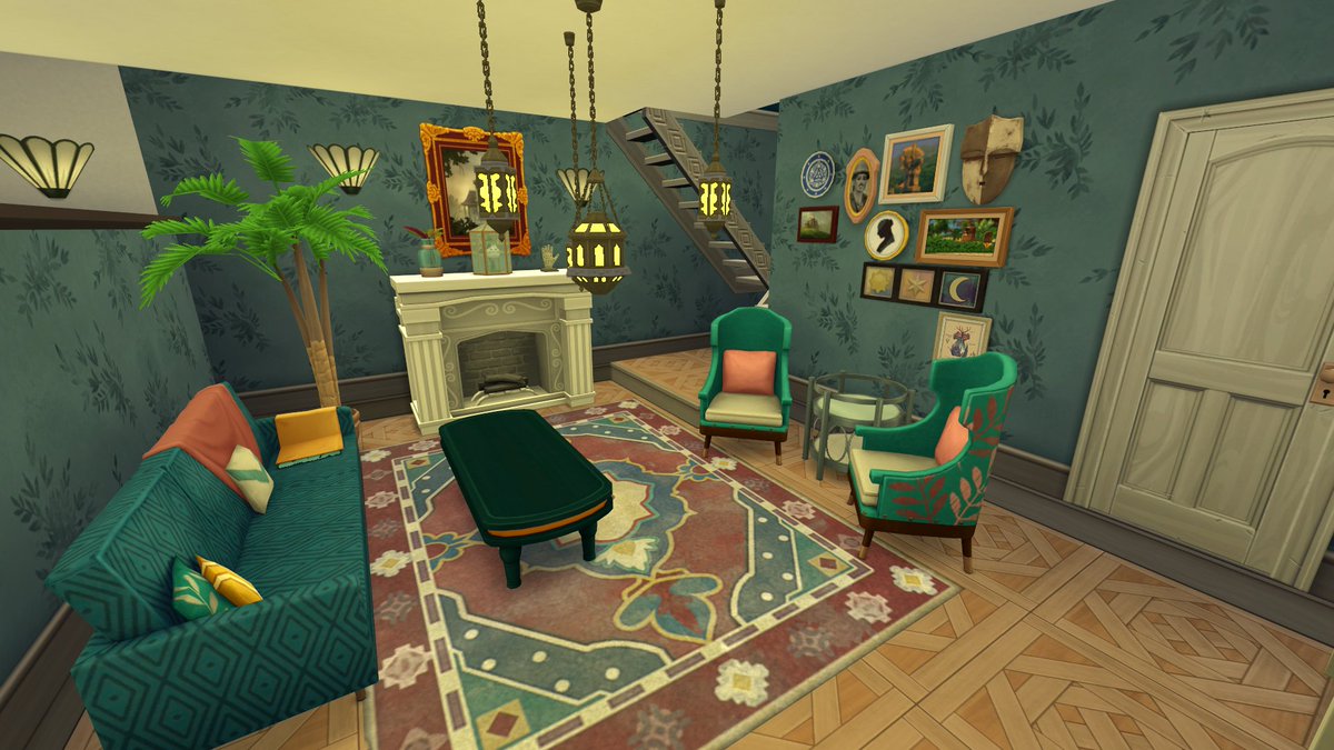 SimsAsh99's tweet image. Haunted Mansion 
1 Bed haunted mansion with seance room and beautiful classic living room and kitchen.
This house may look cute but inside hides the tales of the past, present and future no one knows who is lurking in the shadows 
Gallery Id: Ashwhe1