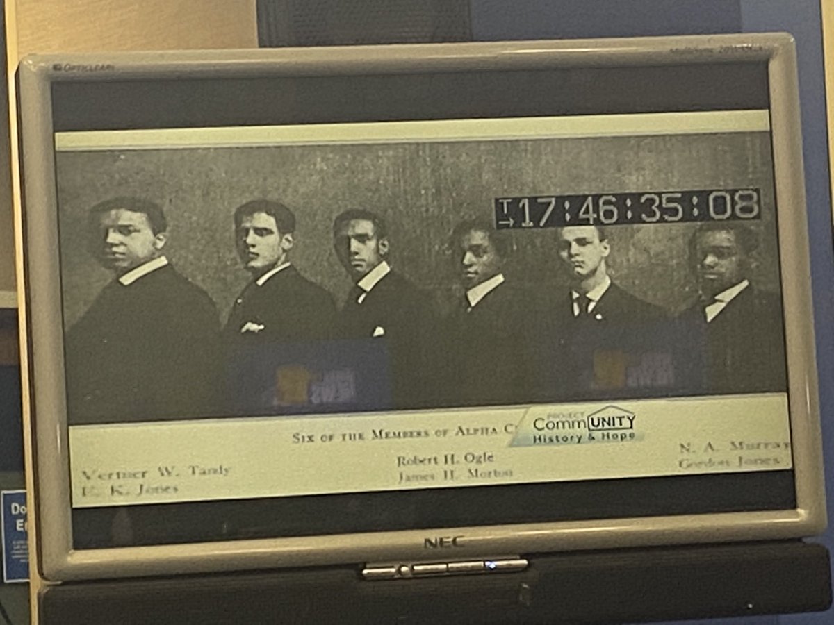 andrehepkins's tweet image. Thanks to my ⁦@wbaltv11⁩ colleague ⁦@lisawbal⁩ for her amazing report on black Greek-lettered organizations including the #7Jewels who founded ⁦@apa1906NETwork⁩ at ⁦@Cornell⁩ in #1906