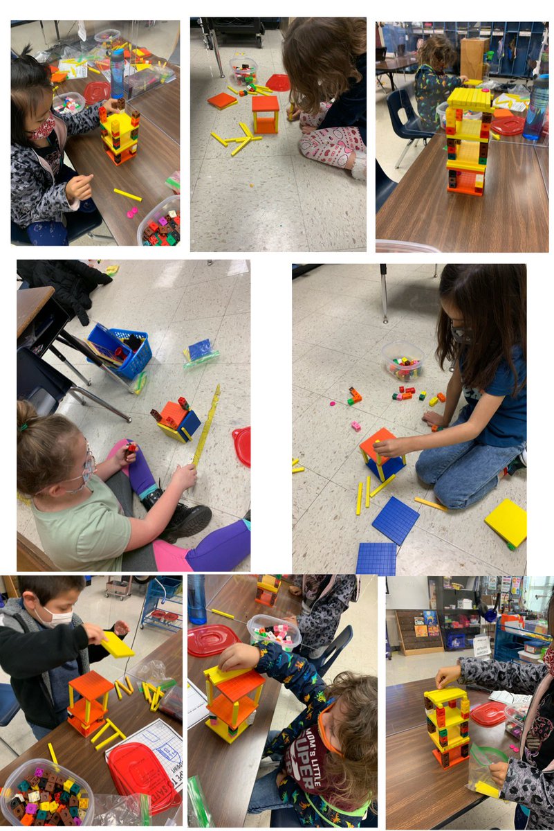 McCharm99's tweet image. You’re never too young to learn about fire safety! Ss discussed in collaborative groups how to keep their homes safe, and engineered smaller versions using math manipulatives.    🔥🚒🧯#tinyengineers #measuringup @NISDSTEMLabs #blueprints #ESL #smokedetector✅ #STEM