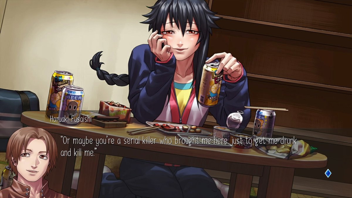 Raging Loop ($19.49) - a horror VN set in rural Japan, taking heavy inspiration from Werewolf/Mafia style games. haruaki fusashi has gotten lost in a mist covered settlement, just as people are starting to die - and the killer could be any of them.  https://store.steampowered.com/app/64810...