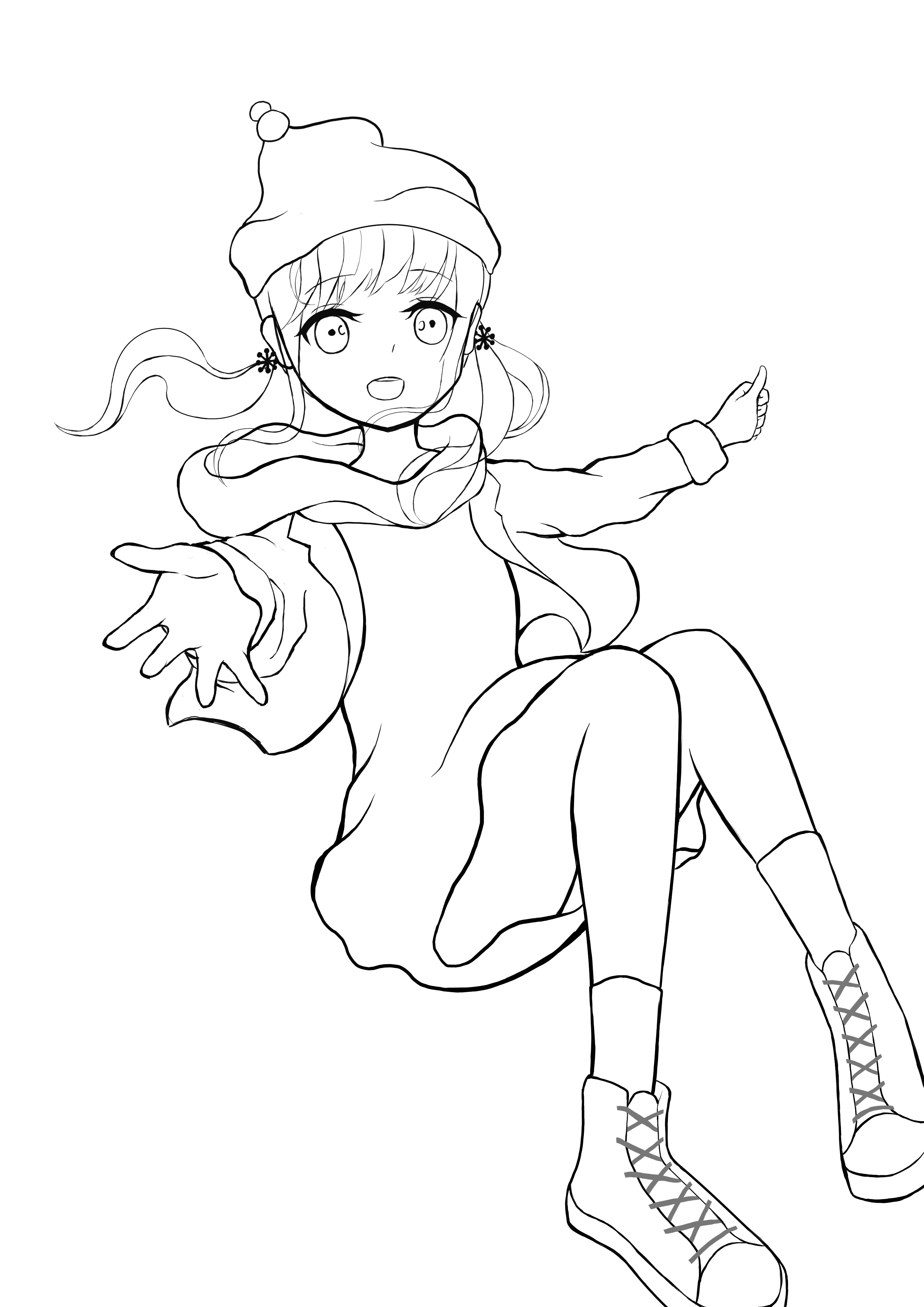 Twitter 上的 Nemo ラフから現在までの工程 絵描きさんと繫がりたい イラスト 女の子 パーカー ツインテール ラフ画 線画 T Co Fpgkkqjhwu Twitter