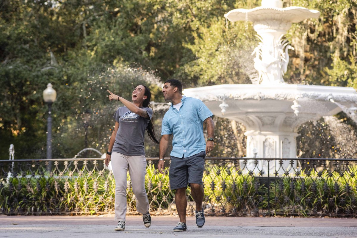 GeorgiaSouthern's tweet photo. 288 years looks good on you, Savannah! Happy Birthday! 🎉 

We couldn’t think of a better hostess for our University and students. We’re ready to grow and celebrate with you for many years to come!

#HappyBirthday #HostessCity #Savannah
@VisitSavannah @cityofsavannah https://t.co/DEbIIEzerl