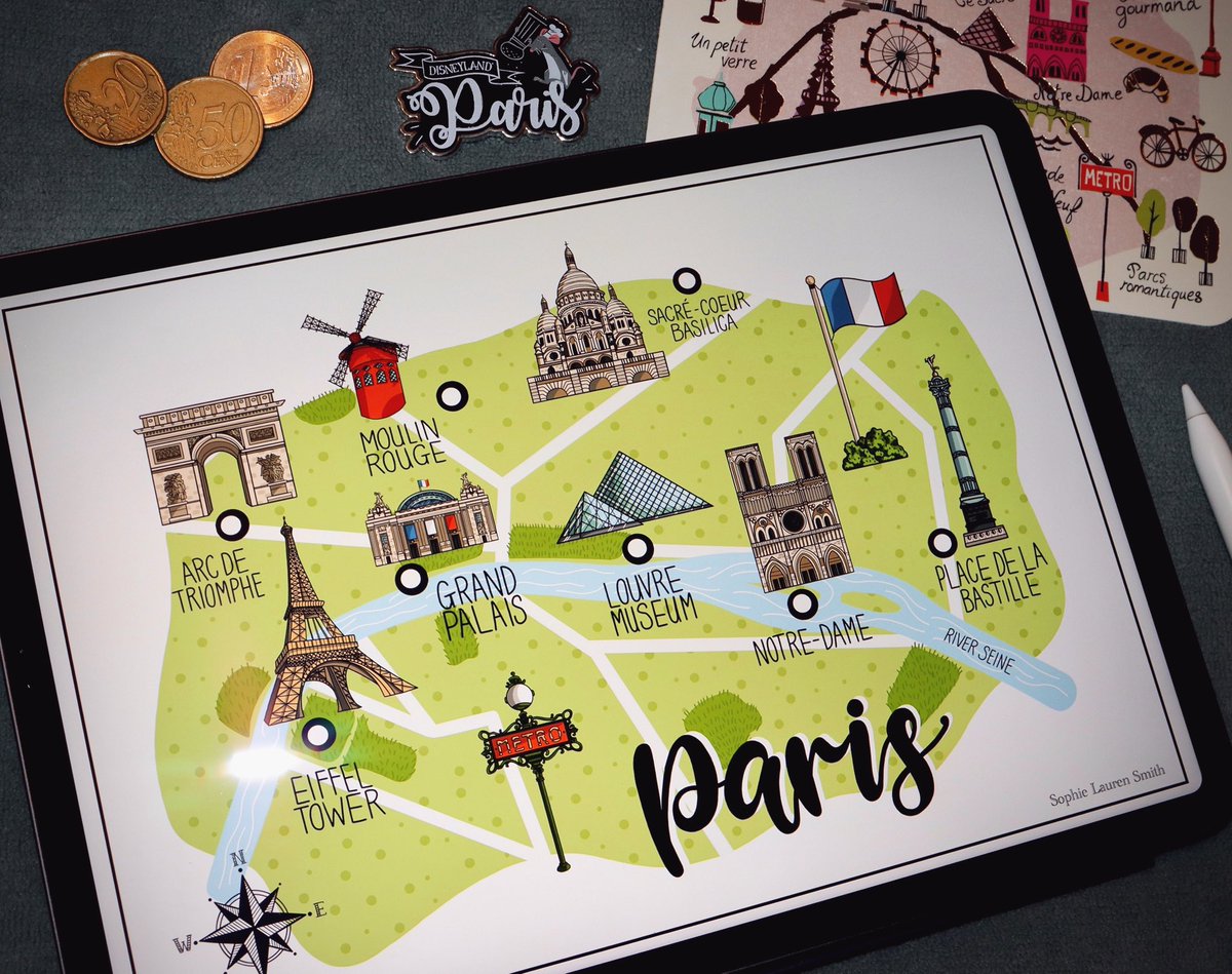 ✨GIVEAWAY!✨

As a thank you I want to give back to you all, so I’m hosting a giveaway to win one of my illustrated maps but personalised for you! It will look a little like my newest city map of Paris! 🇫🇷