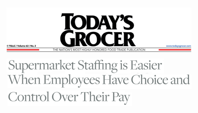 BibbClare's tweet photo. As the competition for talent converges with a struggling workforce, it’s become abundantly clear there’s better way to pay supermarket staff: give them choice and control over their pay. https://t.co/jUgOnNGFIo https://t.co/kewsTLDfoM