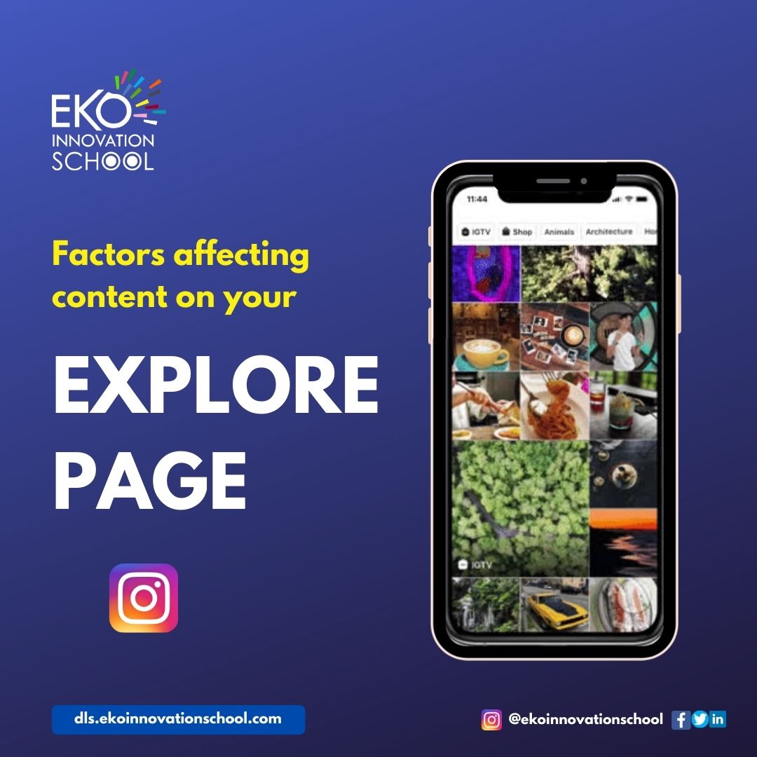Ekoinstitute's tweet photo. According to Instagram, an algorithm considers your interests, relationships, the timing of posts, and the frequency of app usage in the determination of what appears on your explore page.
.
.
.
.
.
.
.
.
.
.
#Ekoinnovation
#Ekoinnovatonschool
#Instagramtips
#instagramexplore https://t.co/PBvUHuoBYt