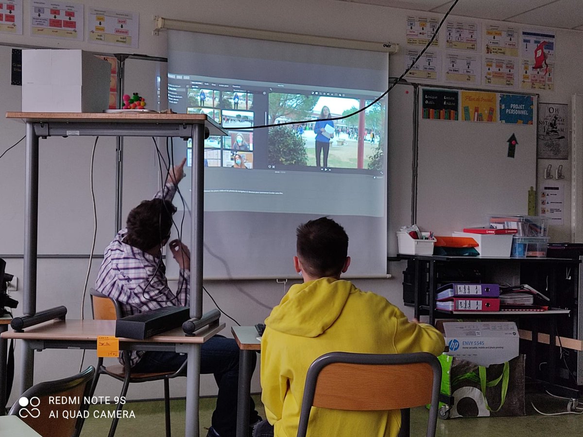 SiLAB76594394's tweet photo. Une 2e journée de formation tout aussi exaltante ! Objectif : réalisation d'un reportage complet ! Nos élèves ont choisi de traiter (avec finesse et brio) le sujet polémique des portables à l'école... Il n'y a plus qu'à finir le montage... 🤩
@CBrignoles @CardieNice https://t.co/JRQfSRrlvo