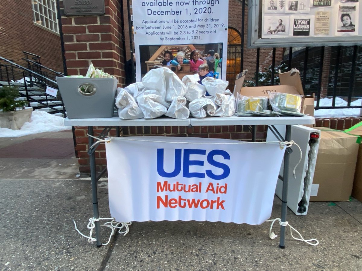 UESMutualAid's tweet photo. UES Mutual Aid is open for *business on Twitter!

*direct aid and direct action to support our neighbors https://t.co/0MD6MkLbNz