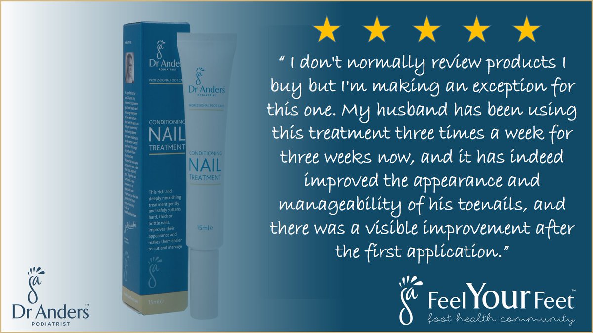 FeelYourFeet's tweet photo. This rich and deeply nourishing treatment gently and safely softens hard, thick or brittle nails, improves their appearance and makes them easier to cut and manage
#FridayFeeling https://t.co/P2LyDPhngn