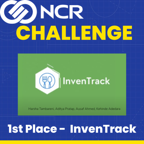 🏗️The winners from @NCRCorporation's challenge at #ugahacks6 this year are:
1 - InvenTrack
2 - ChopChop
3 - ATM-Pal