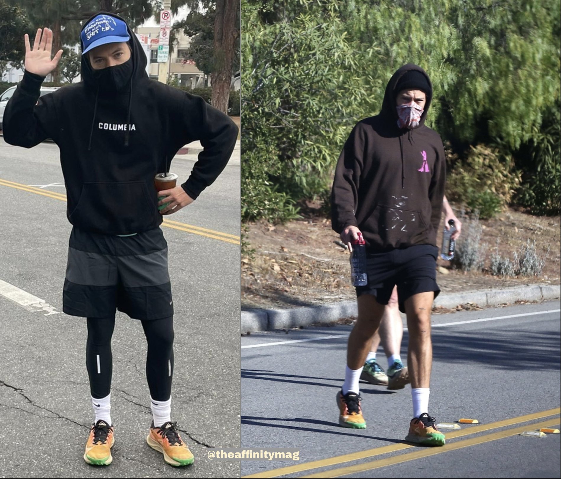 Affinity Magazine Fans Are Speculating That Harry Styles And Niall Horan Enjoyed A Hike Together Clothing Pieces Like A Navy Modest Golf Management Mask Have Further Led Directioners To Believe