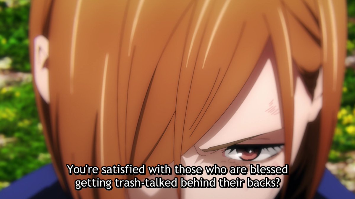 Second and last spoiler territory, Nobara's backstory and the mention of SaoriI'd like your feedback on this : what do you think she meant there?