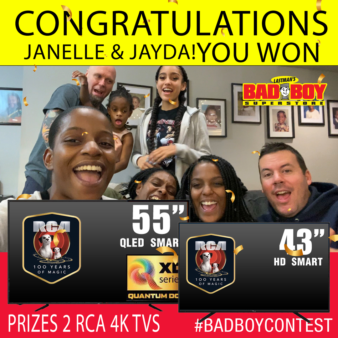Winner Announcement! ✨
Congratulations Jenelle, you are the winner of our One for You, One for Me Contest! You and your friend Jayda are both getting your own RCA TV. 🎉