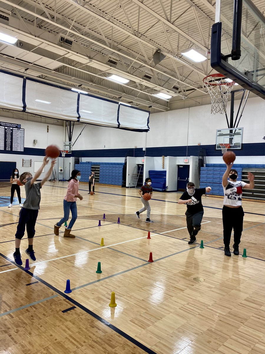 Everyone loves a game of hot shot! <a href="/LarsonMS/">Larson Middle School</a>