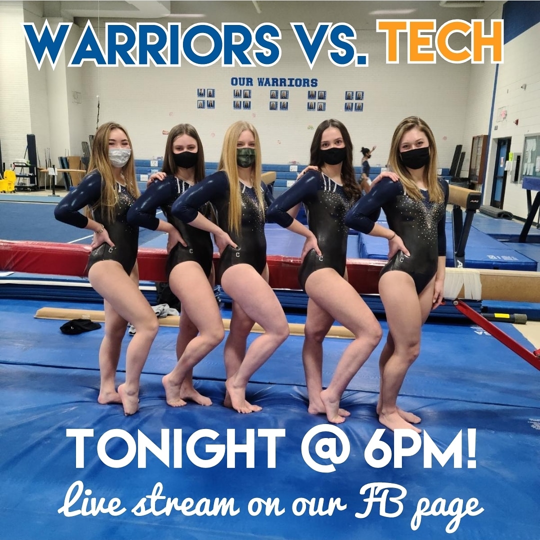 BrainerdGymnas1's tweet photo. The Warriors welcome St Cloud Tech tonight at 6pm💙
27/28 Warrior Gymnasts will be competing tonight, some debuting their routines for the first time!
Cheer on your Warriors on FB livestream at 6pm for JV/Varsity, live scores on https://t.co/6mhDplbC9Z on the insight tab #wtw https://t.co/unbJVMxa07