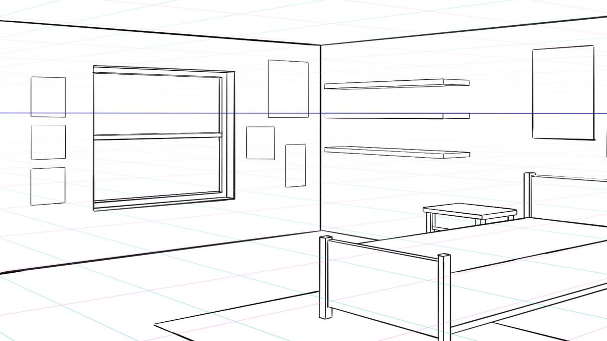 this is v basic but I'm liking the idea more and more. I like it bc you could zoom in and select a specific comp to focus on if u want, such as this. I could even accompany it with a lil guide book with suggestions on how to fill the room with mini tutorials for diff objects 