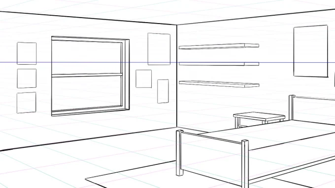 this is v basic but I'm liking the idea more and more. I like it bc you could zoom in and select a specific comp to focus on if u want, such as this. I could even accompany it with a lil guide book with suggestions on how to fill the room with mini tutorials for diff objects 