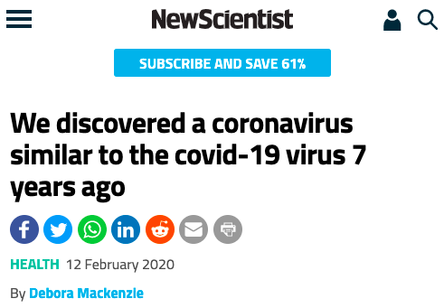 12 Feb 2020: 'a failure to act on the warnings of those who studied it means we missed an opportunity to protect human health'
