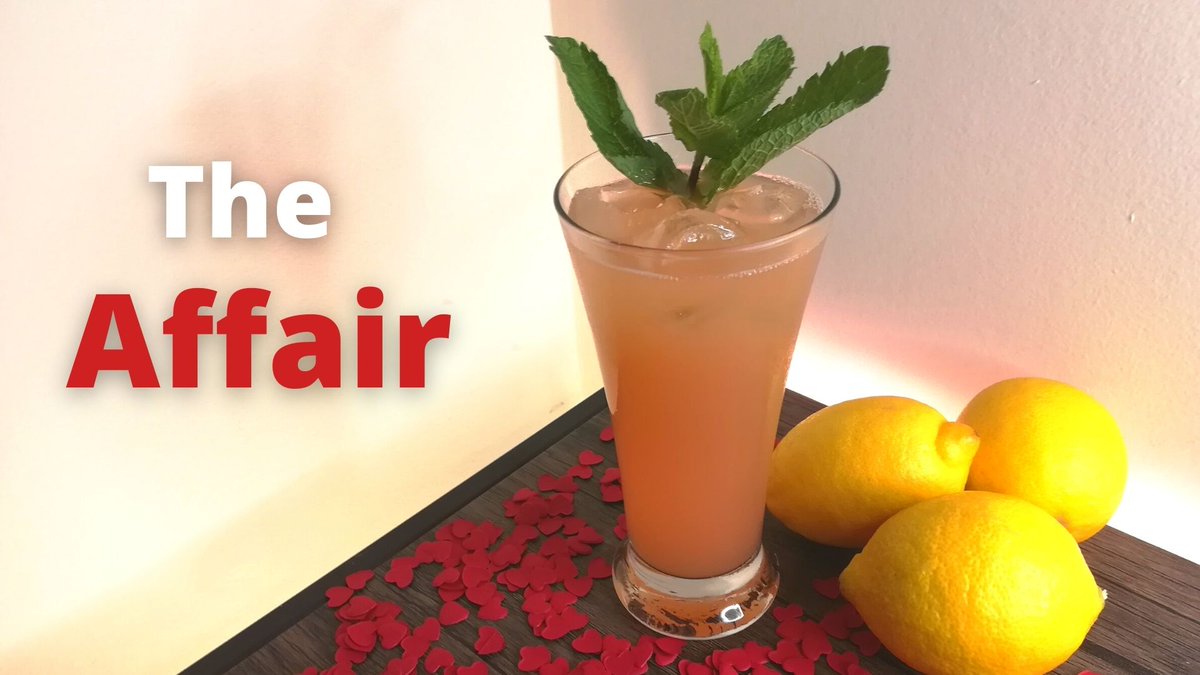 With Valentines day approaching, let your single friend know they might still have fun, by having an Affair....
the cocktail of course🍹. Easy Recipe: youtu.be/GKNJIqsPznk