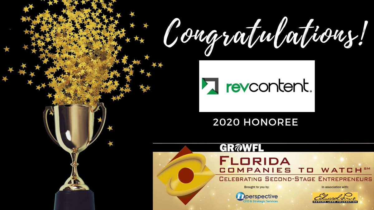 nperspectivellc's tweet photo. Congratulations to Richard Marques and the team at #Revcontent for being recognized as a GrowFL Florida Companies to Watch honoree!
#FLCTW #GrowFL #NperspectiveCFO #FLMakeMore #EconomicDevelopment #SmallBusiness #Entrepreneur https://t.co/8Hm9YuVA10
