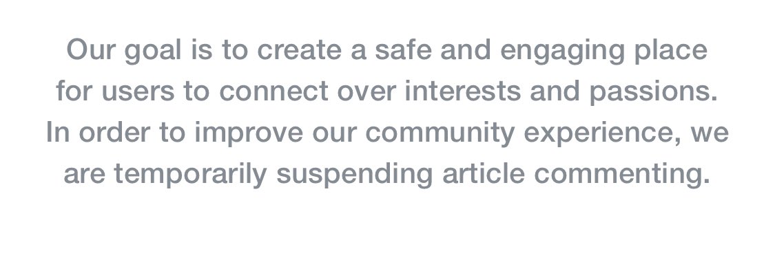 brieandjam1's tweet photo. #Yahoo News (which is so far left, I can only imagine angry, purple-haired writers). has a comment section after articles that seems to have been “temporarily suspended” for maybe 1 1/2 to 2 years.  Just more leftest censorship. https://t.co/EUSO0OWzH0