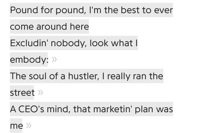 Some of Hov's best quotables are on that song