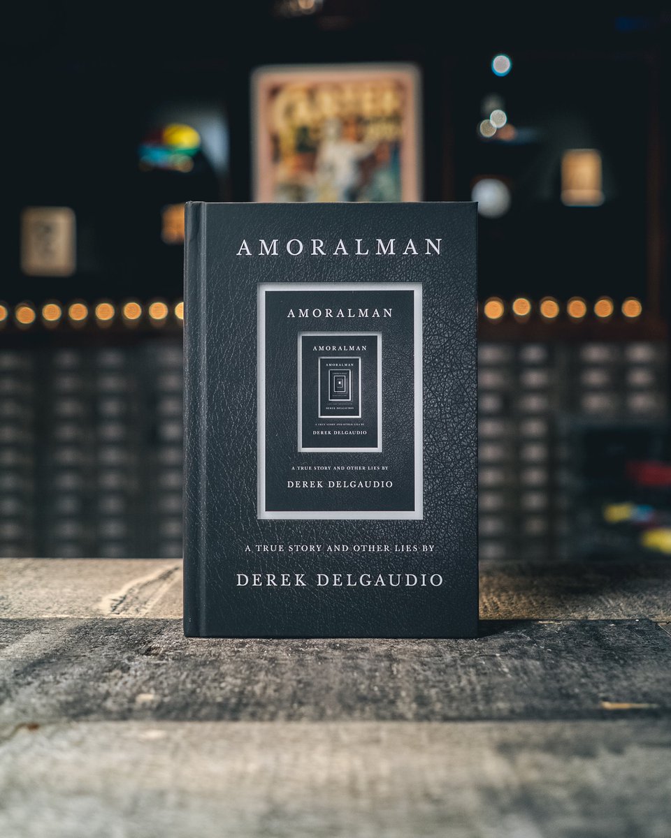 tannensmagic's tweet image. AMORALMAN by @derek_del has arrived! When you order your copy from Tannen’s, your book will arrive signed and you will also recieve admission to an exclusive virtual Q&amp;amp;A. Get yours here tannens.com/pages/amoralma…
