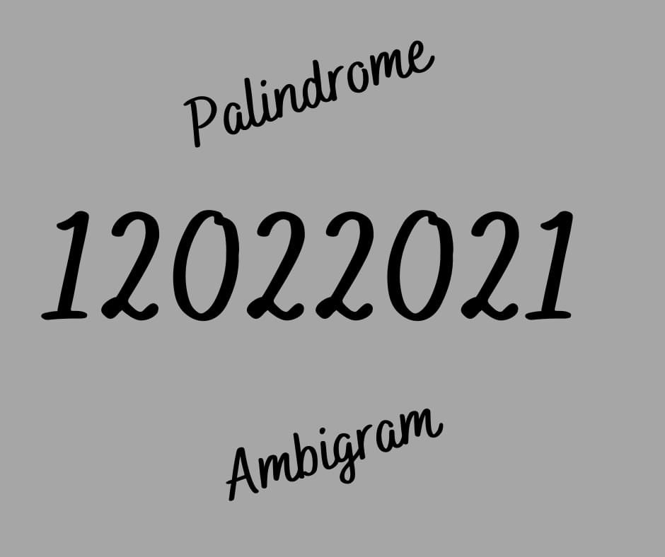 ❓ Did you know ❓

Today's date is both a palindrome and an ambigram! Which means you can read the date from left to right, from right to left and also upside down !!

🤗🤗🤗