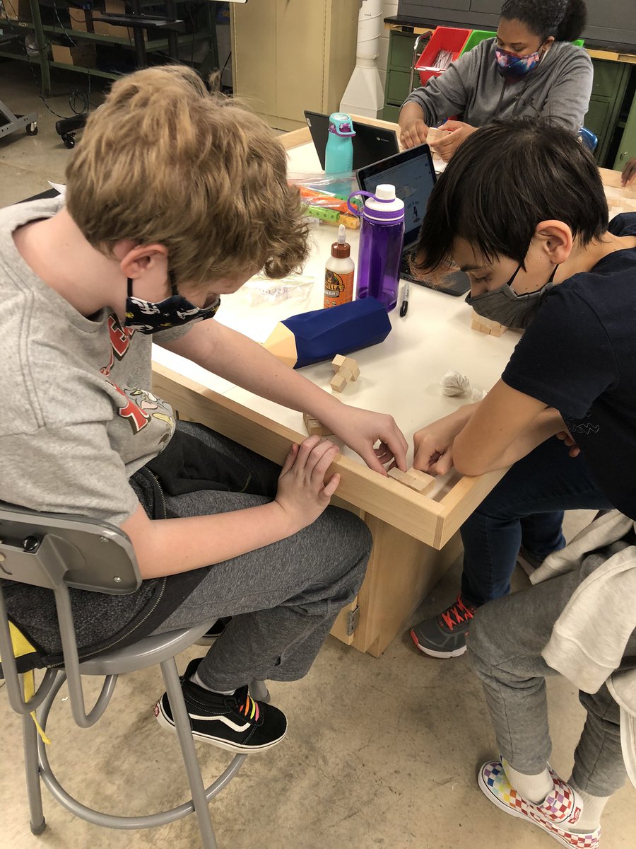 GallupWYMS's tweet photo. Grabbed up another awesome week of learning with my 6th graders today by building some puzzle cubes! #wyproud https://t.co/kxzcd1w0pS