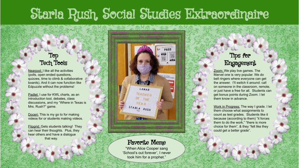 MelissaColvin18's tweet photo. You have to check this week's out!!!
•Tips from Teacher of the Year
•New STAR Question Practice via New Canvas Quiz
•Why Sign Up for #DialoguingInIISD 
•Jigsaw - High Yield Instructional Strategy
•Classroom Engagement Ideas
•Nurture Yourself
https://t.co/cjODmKvdwD https://t.co/iLOsWH2uhf