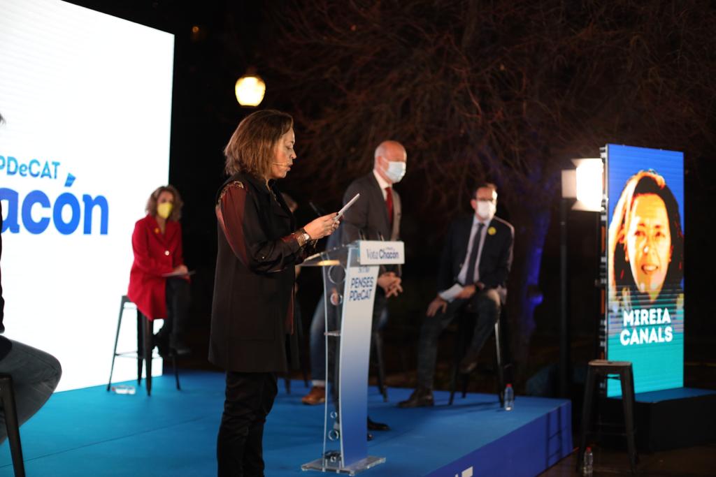 Pdemocratacat's tweet photo. 📸 Iniciem l'acte final de campanya, al Recinte Modernista de Sant Pau.

🗣 Intervenen els candidats per Barcelona, @LluisFontE i @mireiacanals.

#SiThoPensesPDeCAT https://t.co/zGAd5wCN1k