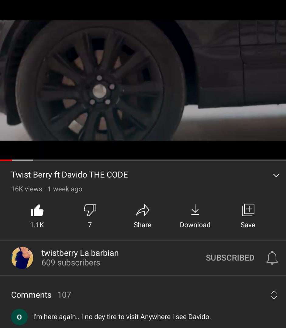 OClassichub's tweet photo. “The Code” ft The king of Afrobeats @davido hits 16k views😭❤️❤️❤️❤️❤️❤️
Thank you @InfinixNigeria 
Thank you #30BG 
Thank you Barbians ❤️
Keep streaming 🎊🎊 
#TheCode https://t.co/0GtOgqAdoW