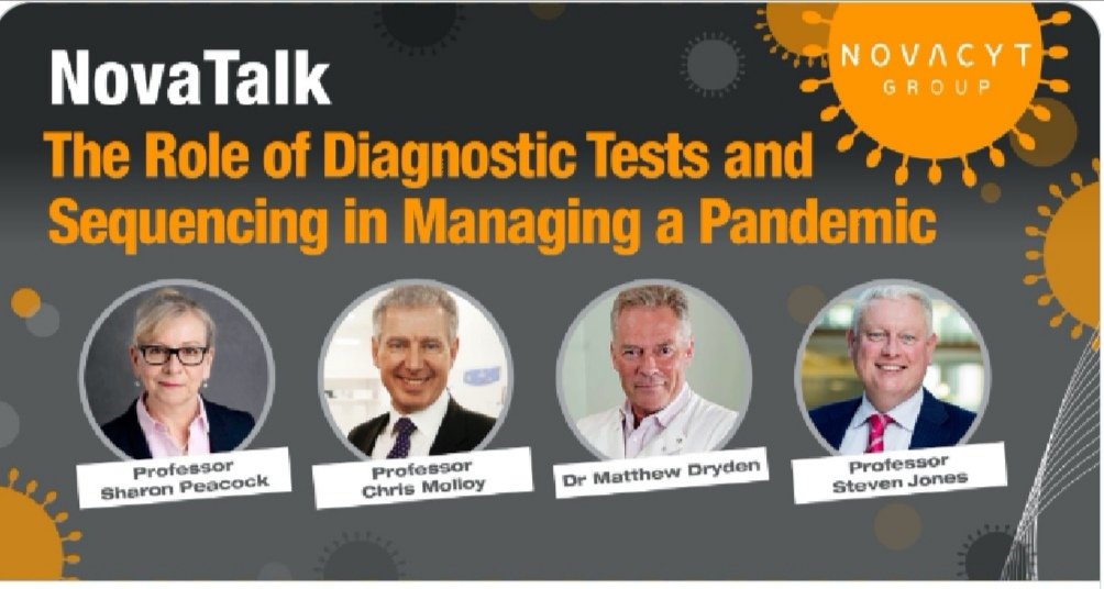 allseeingFlys's tweet photo. @PrimerdesignLtd ⭐️🔬 always ahead of testing gene pool

⭐️Prof Sharon Peacock (COVID-19 Genomics Consortium) 
⭐️Prof Chris Molly (UK Rapid Test Consortium) 
⭐️Dr Matthew Dryden (Consultant Microbiologist) 
⭐️Prof Steven Jones (Michael Faraday Winning geneticist)

#NovaChat 26th
#ALNOV
#NCYT https://t.co/pgpX3DA4iE