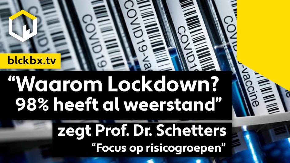 “Waarom Lockdown? 98% heeft weerstand. Focus op risicogroepen” zegt Prof. Dr. Schetters.

youtu.be/lXYrilwwf70 

<a href="/rivm/">RIVM</a> <a href="/hugodejonge/">Hugo de Jonge</a> <a href="/MinPres/">Rob Jetten</a> <a href="/MarionKoopmans/">Marion Koopmans, publications: https://pure.eur.nl</a> <a href="/mkeulemans/">Maarten Keulemans</a> <a href="/volkskrant/">de Volkskrant</a>  <a href="/kloptdatwel/">Kloptdatwel?</a> <a href="/rudybouma/">Rudy Bouma 🧑‍💻🎦 📺</a> @op1npo <a href="/jortkelder/">Jort Kelder</a> <a href="/RIVM_vDissel/">Jaap van Dissel</a> @AVIPNL <a href="/FritsRosendaal/">Frits Rosendaal</a> <a href="/refdag/">RD.nl</a>