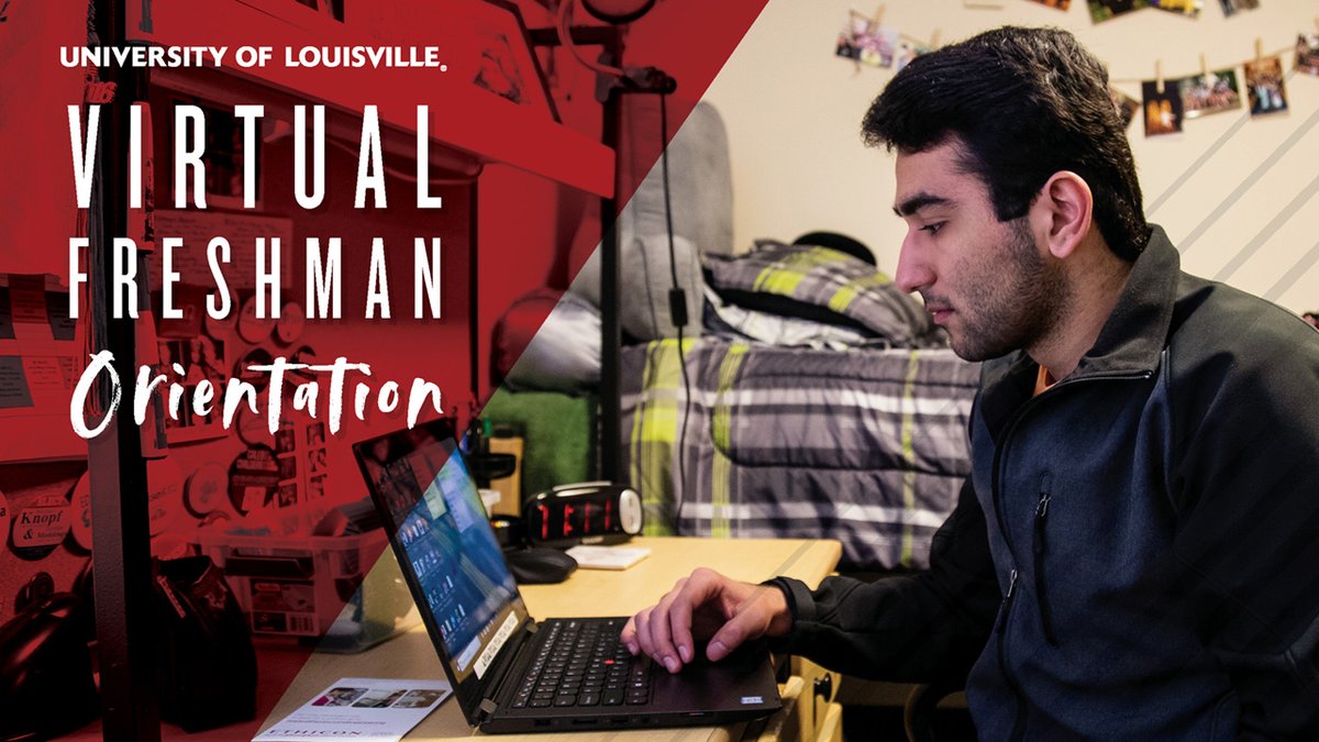 UofL Admissions (@uofladm) on Twitter photo Virtual Freshman Orientation registration opens in ONE WEEK on February 19! This required, 3-part program will prepare Fall 2021 freshmen for a successful transition to <a href="/uofl/">University of Louisville</a>. **Students must pay their deposit BEFORE they register for orientation! uofl.me/orientation-fa… Virtual Freshman Orientation registration opens in ONE WEEK on February 19! This required, 3-part program will prepare Fall 2021 freshmen for a successful transition to <a href="/uofl/">University of Louisville</a>. **Students must pay their deposit BEFORE they register for orientation! uofl.me/orientation-fa…