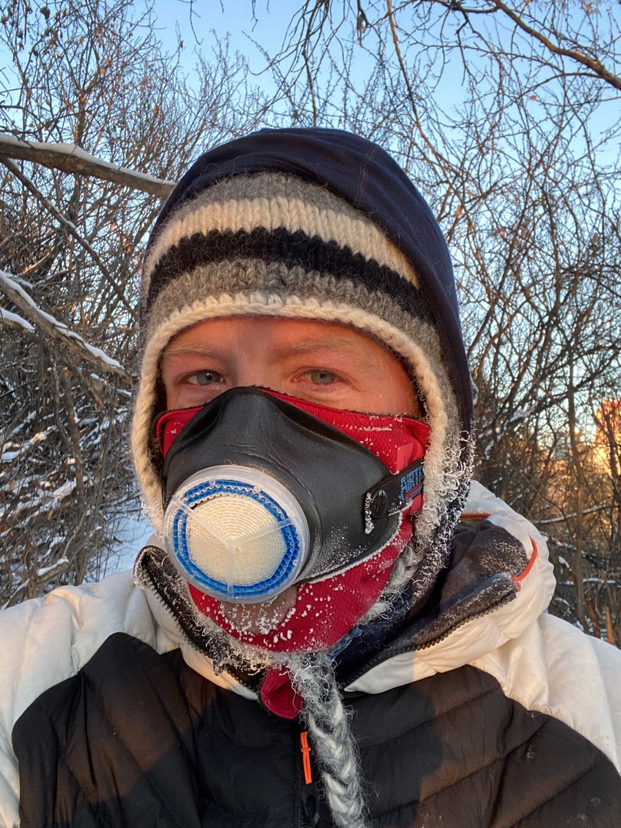 A little winter riding tread, because it’s  #WinterBikeToWorkDay2021 and I’m sick of  #COVID19AB. I’m going to post two pictures that are related. One is my footwear I use at -34 degrees Celsius, and the other is the reason why.