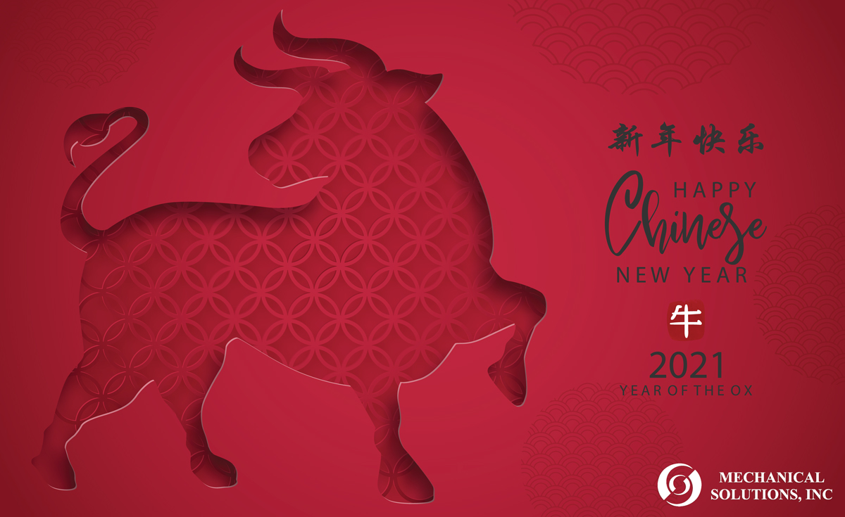MSI_STL's tweet photo. Happy #ChineseNewYear! Mechanical Solutions wishes you a prosperous 2021. We're hopeful that the #YearOfTheOx will usher in strength, prosperity and good health for all. #LunarNewYear  #LunarNewYear2021 🧧 https://t.co/vZSDpzSyfC