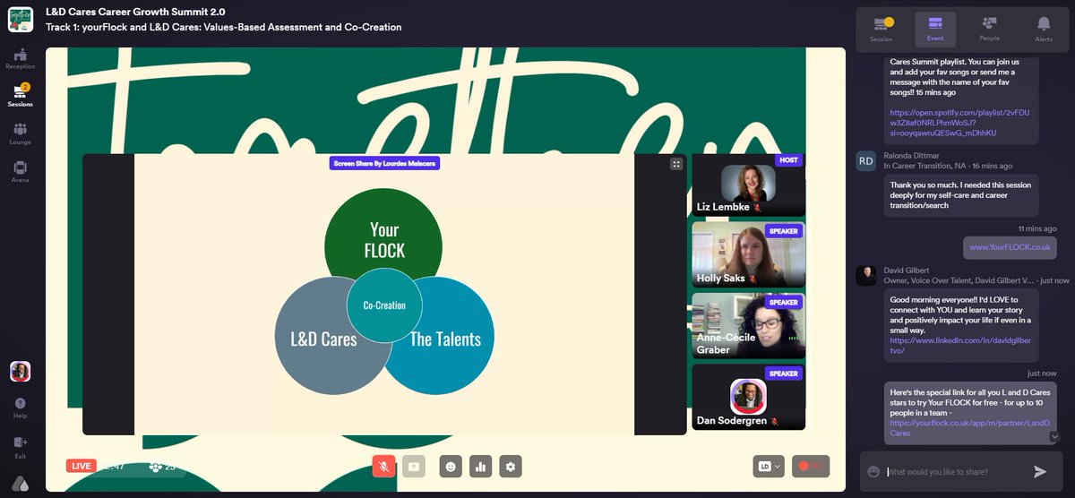 YourFlock's tweet photo. #FridayFeels as we showcase our report on our co-creation with #LDCares at #ldcarescareergrowthsummit
HUGE THANKS to:
Trish Ward
Cordelia Gaffar
Melissa O’Brien
Holly Saks
Lisa Curry
Michelle Webb
Liz Lembke
Anne-Cecile Graber
Bridget Randall
Lourdes Malacara
Akanksha Shaily https://t.co/NyZC7yOV16