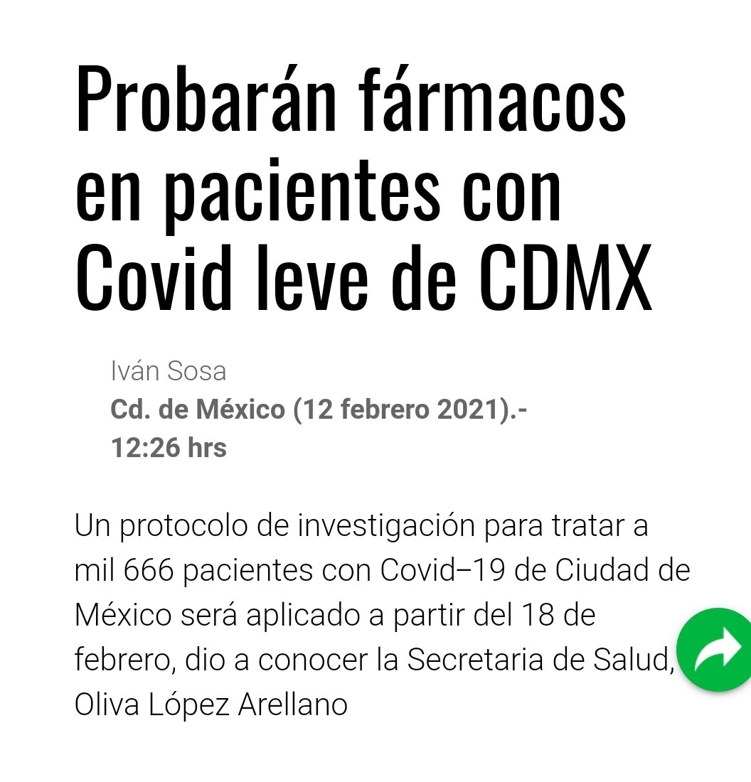 DrPacoMoreno1's tweet photo. Hoy se publica que se iniciará un estudio con remdesivir y baricitinib en la Ciudad de México para el #COVID19.
Ese estudio ya se hizo, demostró efectividad, participó nuestro país y se publicó en diciembre del 2020
Basta de pretextos, @COFEPRIS aprueba el remdesivir. https://t.co/EQQYX7hs2u