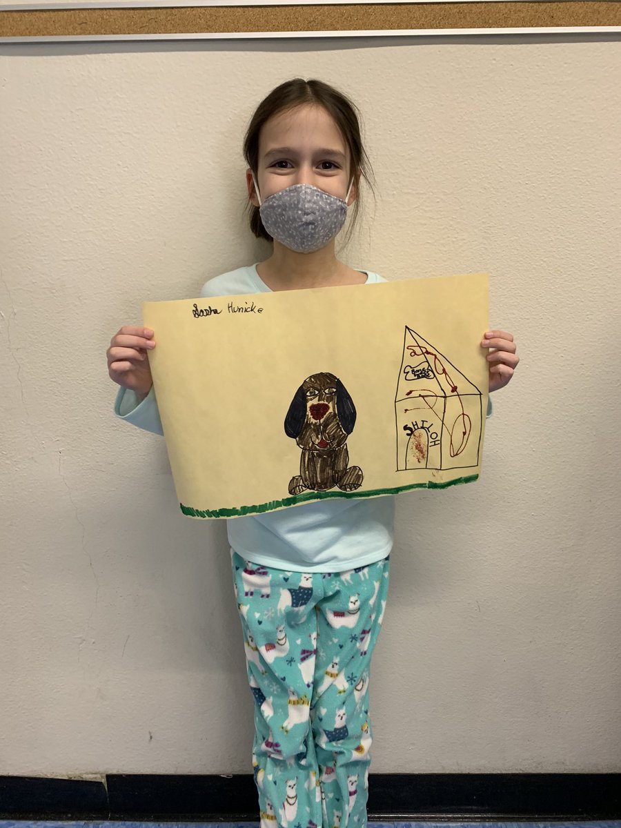 AllisonOliver5O's tweet photo. Reading Week 🐶📖 #ReadWeek  @LutherSchool https://t.co/2TsYBdLrGK