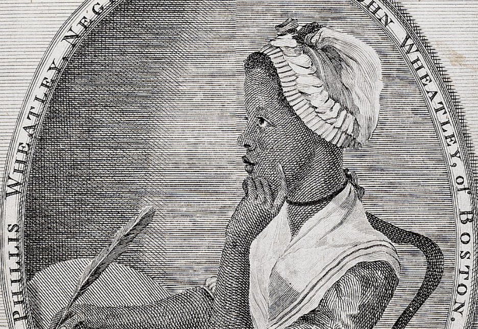 Phyllis Wheatley, enslaved as a young girl, became the first African-American writer to have her poetry published. She wrote: "'Twas mercy brought me from my Pagan land,
Taught my benighted soul to understand
That there’s a God, that There’s a Saviour too: