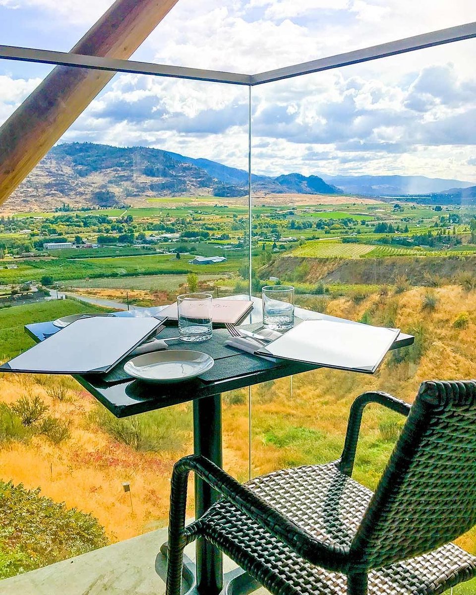 Dreaming of South Okanagan summer, sunshine & blue skies. Not long to go until we re-open March 1! Up to 6 of your core bubble invited guests per table, reservations required bit.ly/Miradoro photo: @inspiredtaste #dailyviewbc #bcisbeautiful #letsdolunch #staylocal #BCeats