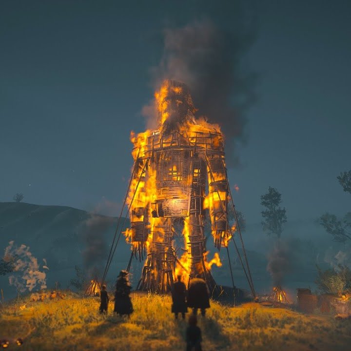 As high ranking officials, Druids (men or women) were able to lay down the law.Any who opposed the Druid laws were punished as Criminals & this is where Druid Religious Practice came in!Remember  #ACValhalla's Glowcesterscire Arc? That burning man? It's linked!6/15