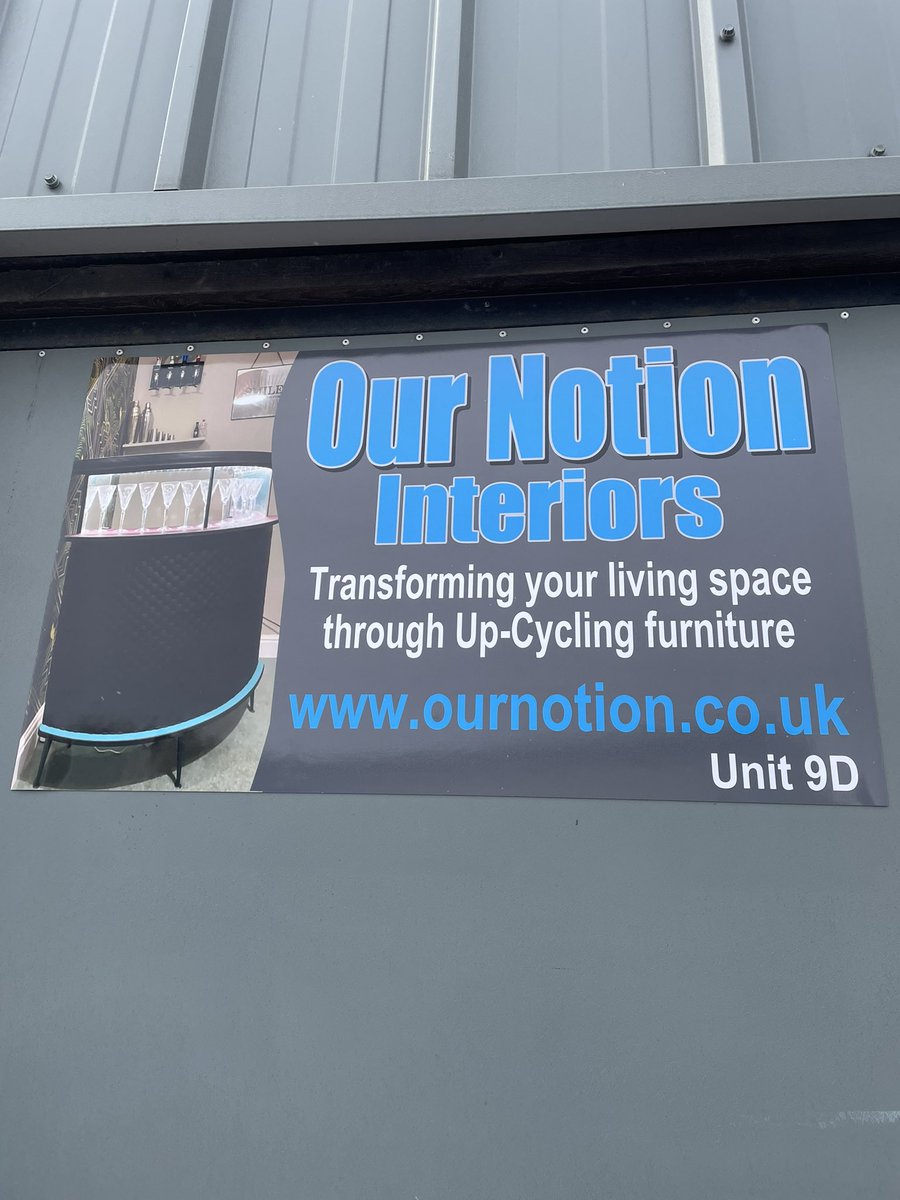 Our sign is up we are smiling from ear to ear. #ournotion #reusereducerecycle #suffolk #norfolk #homedecor #upcycle