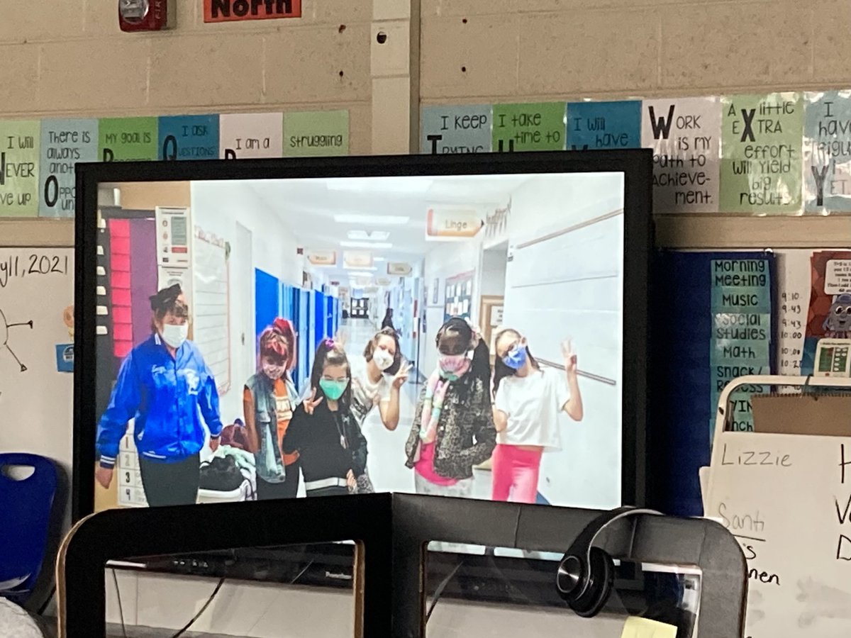 villak_villa's tweet photo. When you canโt bring your town together for a town hall meeting, you bring your meeting to them! Oh how our scholars have missed these! #ourtown #dancingtoo https://t.co/bThxC4zw6o